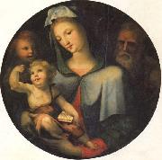 Domenico Beccafumi The Holy Family with the Young St.John oil on canvas